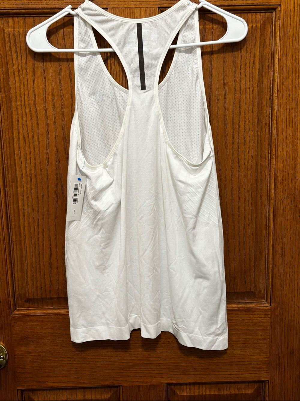 New Balance Flywheel Mesh Racerback Aerocore Running Tank Top White Sz L. NWT - Picture 5 of 12